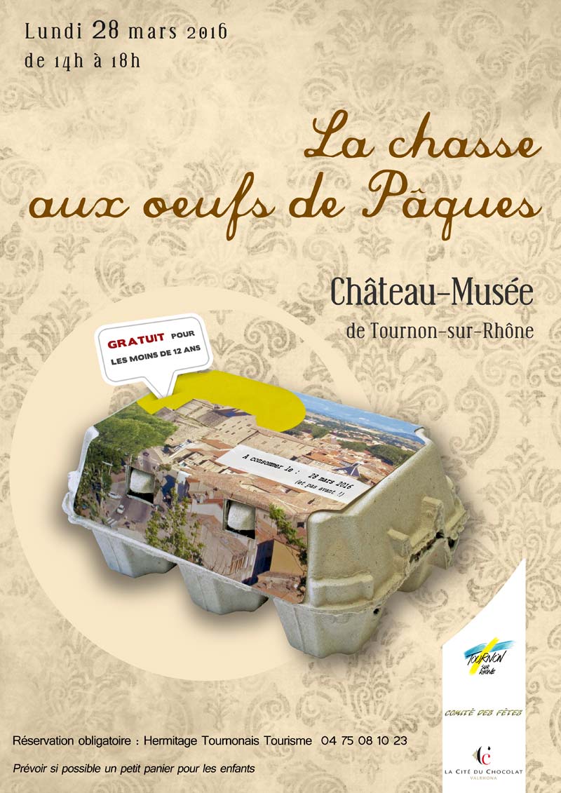CHASSE AUX OEUFS DE PÂQUES AU CHÂTEAU DE TOURNON